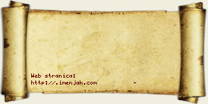 Janko Ćosić vizit kartica